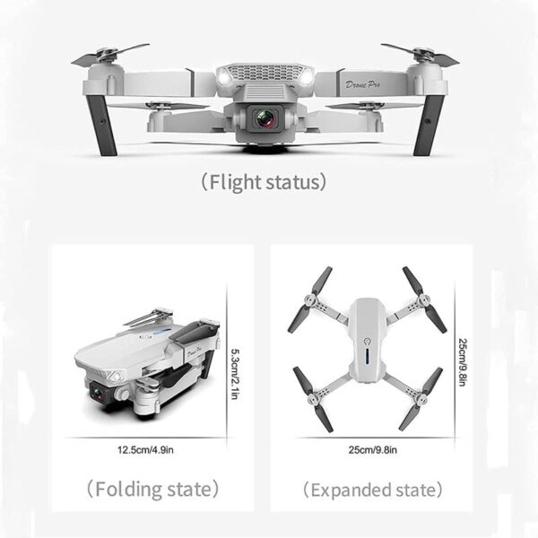 Drone with Camera, Foldable Drone with App Control, FPV Live Video RC Quadcopter with 4K Camera for Adults Beginners Kids - Image 3